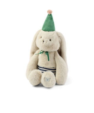 Mīkstā rotaļlieta Bertrand Rabbit Celebration Teddy, Mist, Liewood