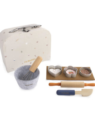 Rotaļlietu komplekts koferī Little Baker, Filibabba