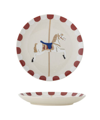 Šķīvis Merry-go-round, Horse, stoneware, Bloomingville