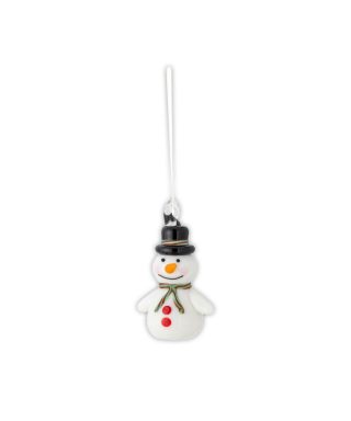 Stikla dekors Glass Snowman, Bloomingville