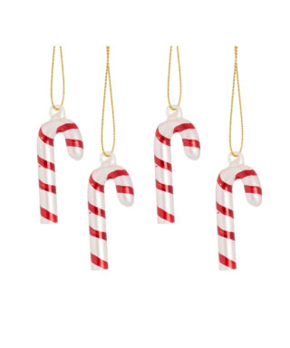 Stikla dekors Mini Peppermint Candy Cane