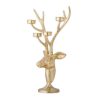 Svecturis-Deer-Kanei-Votive,-Gold,-Metal,-Bloomingville