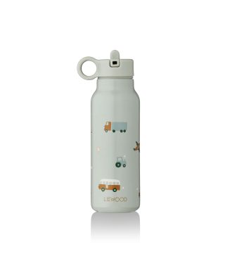 Ūdens pudele Falk, Vehicles, Dove blue mix, 350 ml, Liewood