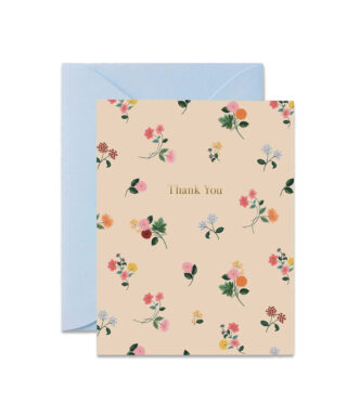 Kartīte Ditsy Dahlia Thank You Card, Rifle Paper Co.