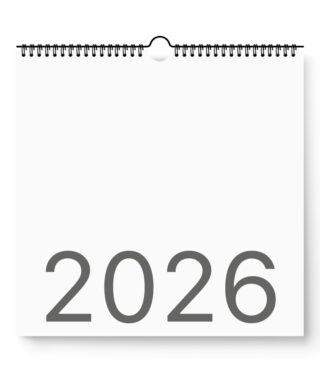 2026. gada sienas kalendārs ar spirāli, Manilla