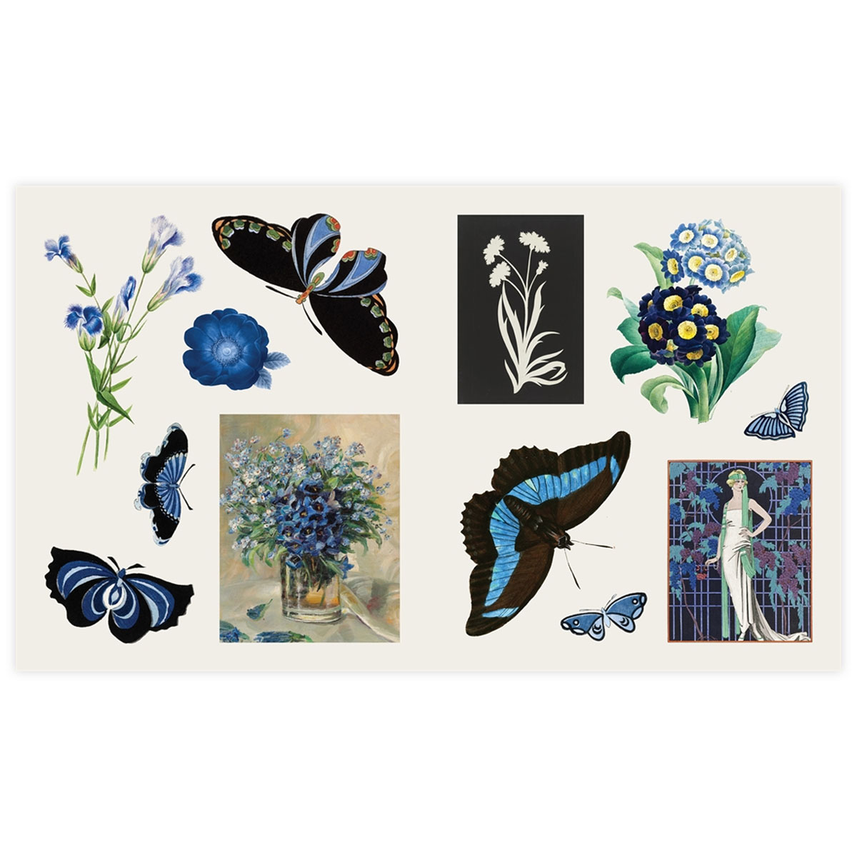 5_Gramata-The-Sticker-Treasury-of-Blooms-and-Butterflies Uzlīmju grāmata The Sticker Treasury of Butterflies and Blooms
