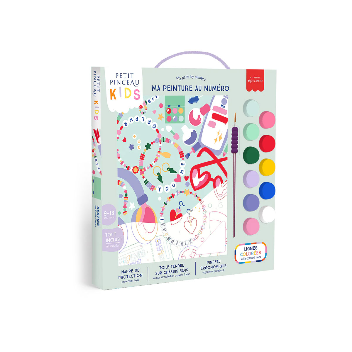 Gleznosanas-komplekts-Besties,-Paint-by-Numbers-Kids