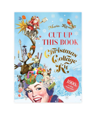 Kolāžu grāmata Christmas Collage Kit, Cut Up This Book