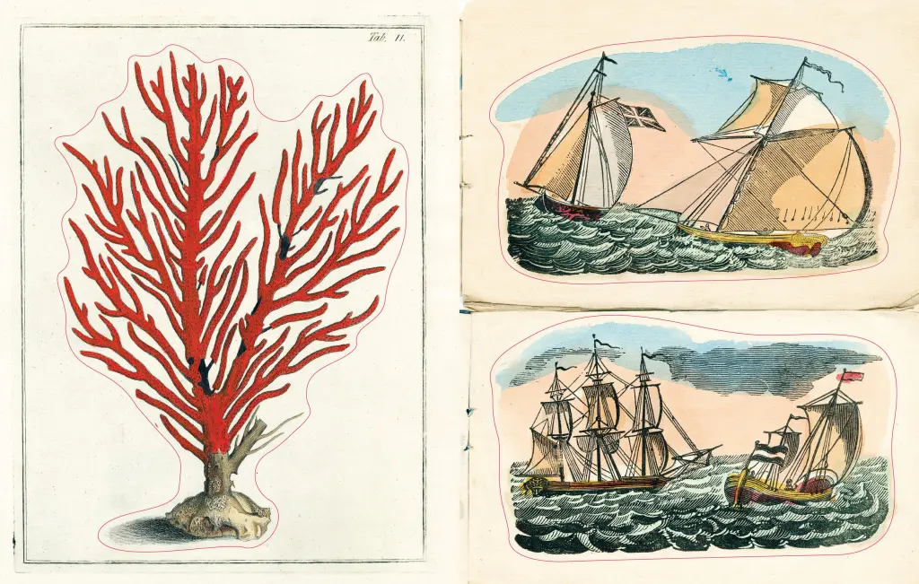 Uzlīmju grāmata John Derian Sticker Book II