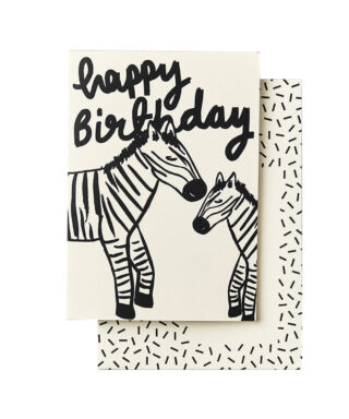 Kartīte Birthday Zebras, Katie Leamon