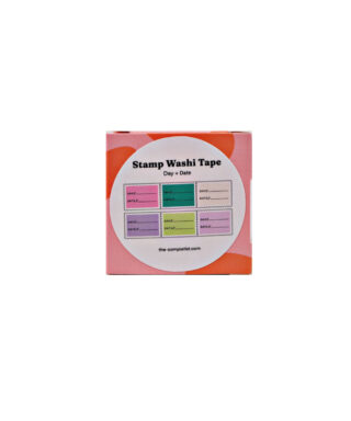 Līmlente Day + Date Stamp, Washi Tape, 10 m, The Completist