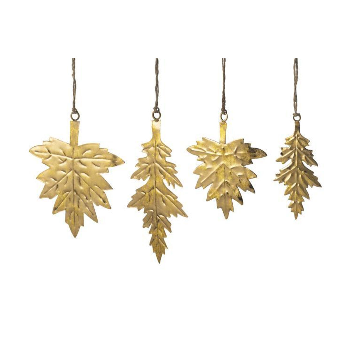 Metala-dekors-Leave,-gold,-1-gab.