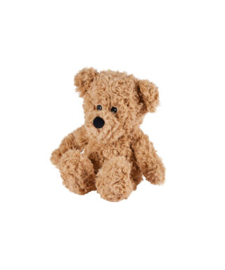 Mīkstā rotaļlieta Brown Curly Bear, Junior, uzsildāma, Warmies