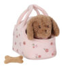 Miksta-rotallieta-Cuddly-Dog-Jackie-in-Bag,-Little-Dutch