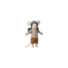 Miksta-rotallieta-Lielais-pelu-bralis,-Hiker-mouse,-Thin-Stripes,-Maileg