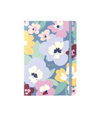 Piezīmju grāmata Busy Life Notebook, Floral Cover, A5