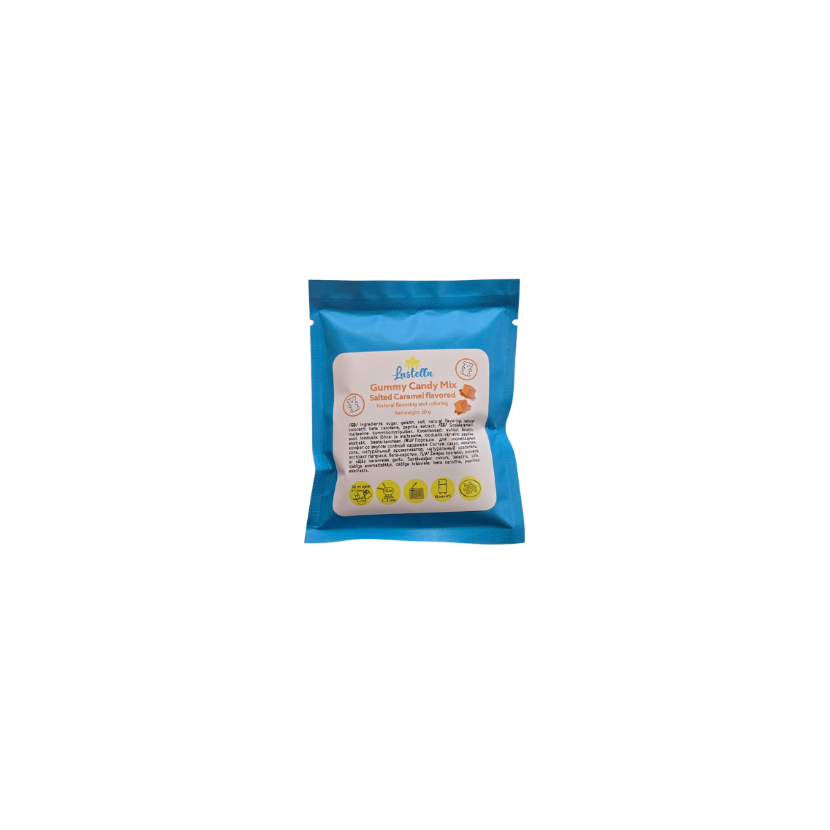 Pulveris konfekšu gatavošanai Candy mix, DIY Gummy, Salted Caramel-Manilla