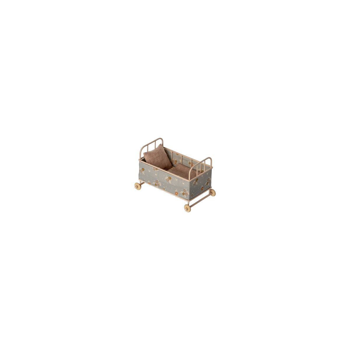 Rotalu-gultina-Cot-bed,-Powder,-Mouse,-Maileg