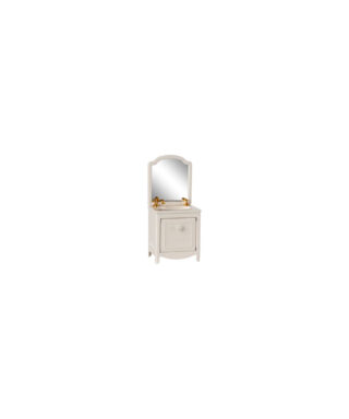 Rotaļu plaukts ar izlietni pelēm Sink dresser, Off White, Maileg