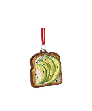 Stikla dekors Avocado toast, 7.5 cm