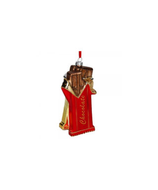 Stikla dekors Chocolate bar, 14.5 cm
