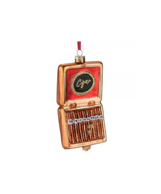 Stikla dekors Cigar box, 13.7 cm