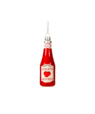 Stikla dekors Ketchup Bottle, 14 cm