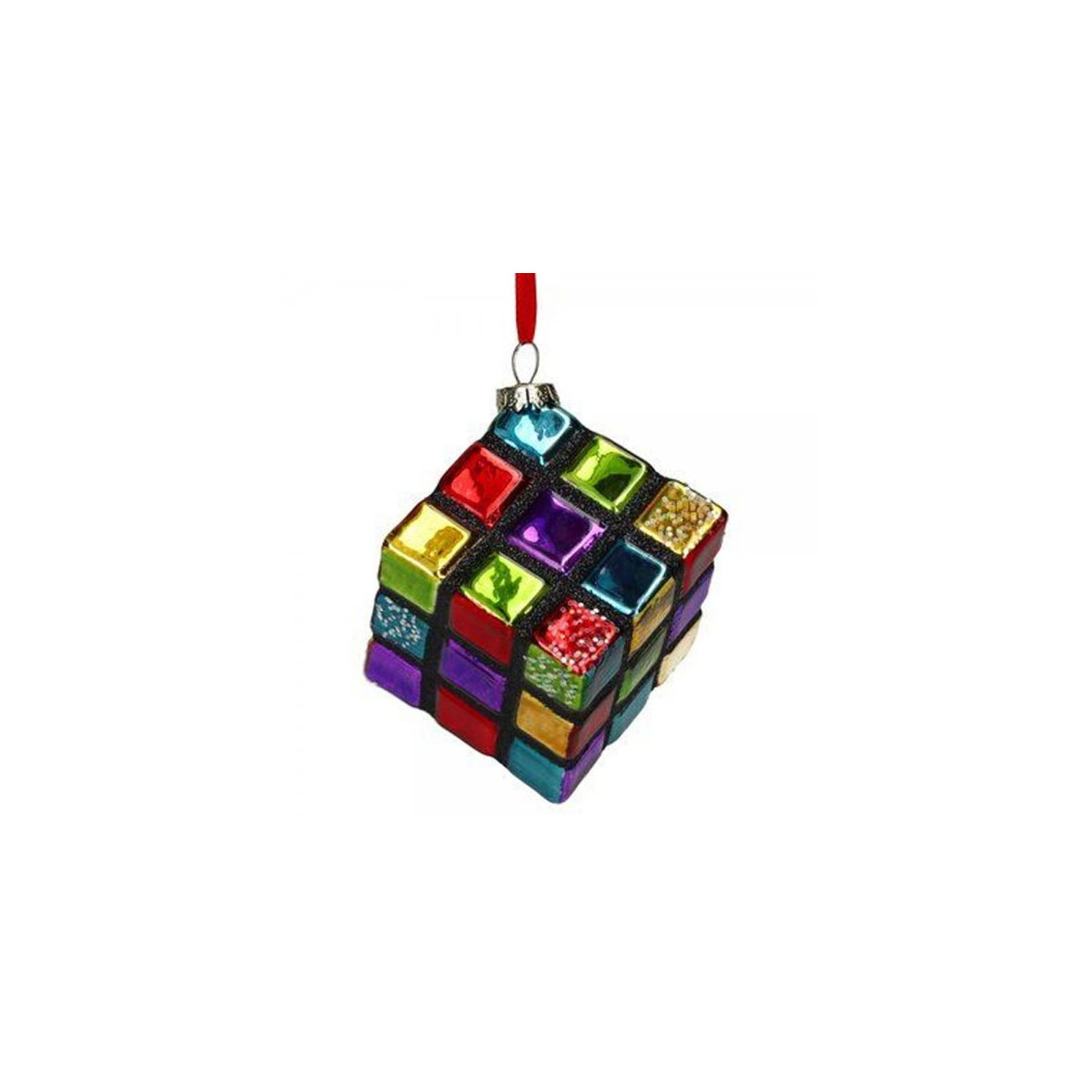 Stikla-dekors-Magic-cube,-8.5-cm