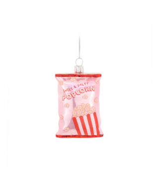 Stikla dekors Popcorn Packet, 9.5 cm