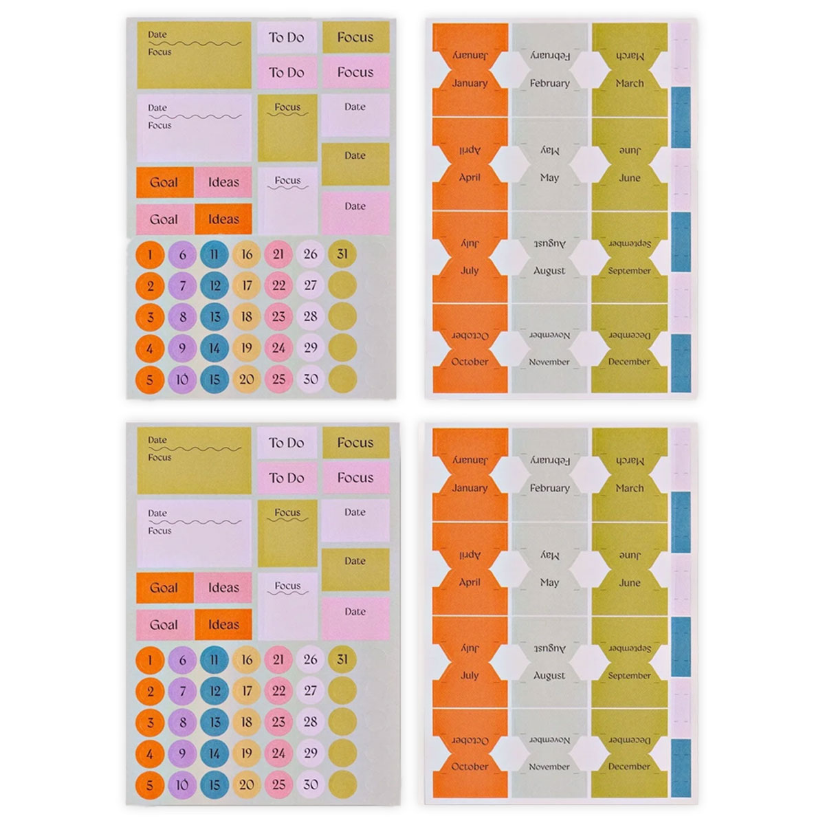 Uzlimes-Organiser-Sticker-Set,-The-Completist