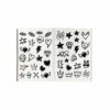 Uzlīmju grāmata The Graffiti Alphabet Sticker Book