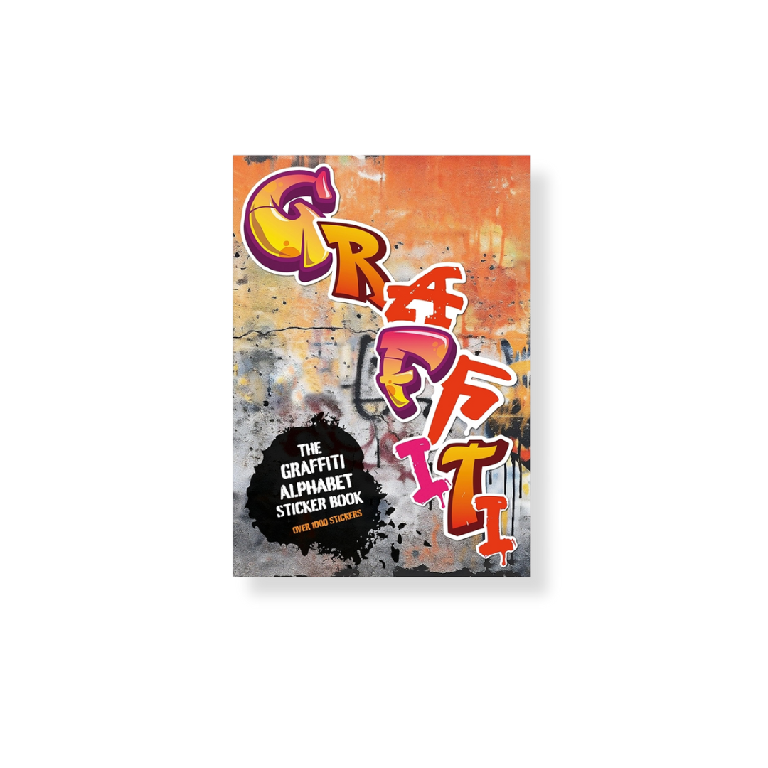 Uzlīmju grāmata The Graffiti Alphabet Sticker Book