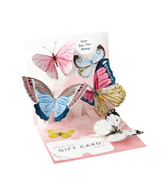 Kartīte Butterflies, Gift card holder, Up With Paper