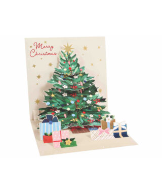 Kartīte Christmas Tree, Up With Paper