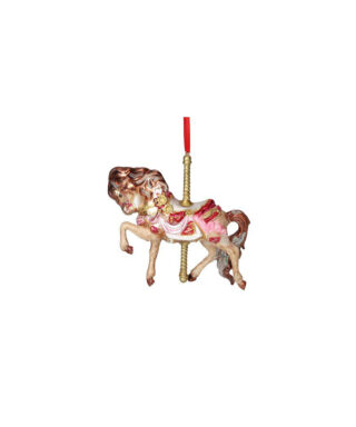 Stikla dekors Carousel horse, 12.4 cm