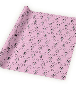 Dāvanu iesaiņojamais papīrs Polka dot bunnies, rullis