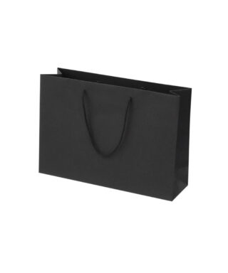Dāvanu maisiņš Black, Horizontal, 23 cm x 10 cm x 33 cm