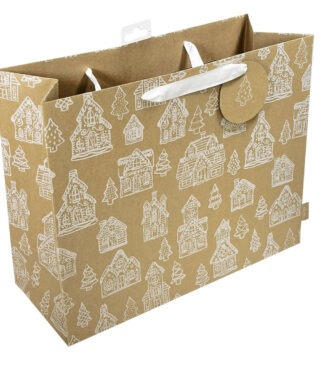 Dāvanu maisiņš Craft gingerbread, liels