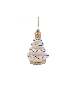 Eglītes rotājums Christmas tree, White and Blue