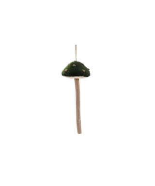 Eglītes rotājums Mushroom, Medium, Green