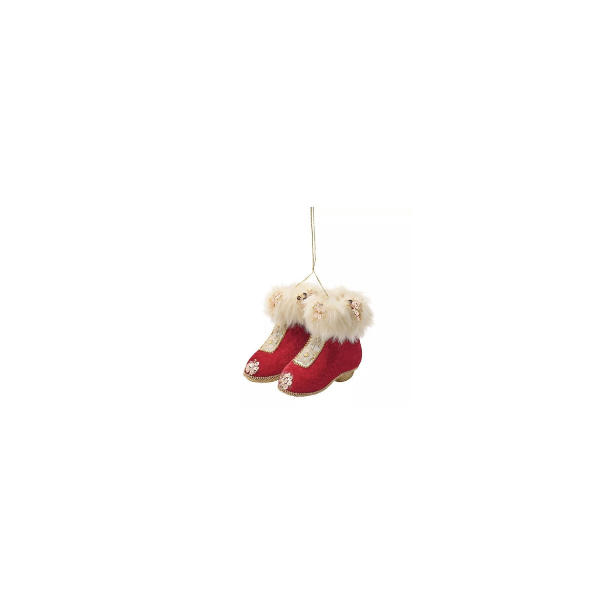 Eglites-rotajums-Red-Velvet-Pair-Of-Boots