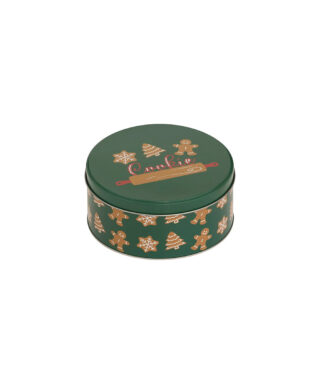 Metāla kaste Green, gingerbread, M