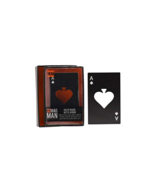 Metāla karte RFID guard Mad Man Black Ace, Harvey Makin
