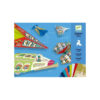 Origami-locisanas-komplekts-Planes,-Djeco