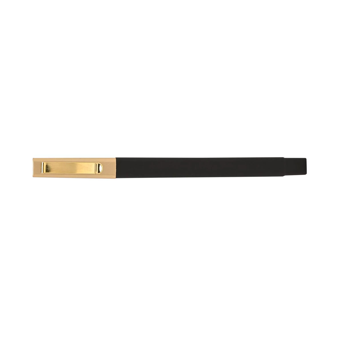 Pildspalva-Stratton-Square-Pen,-Black-and-Gold