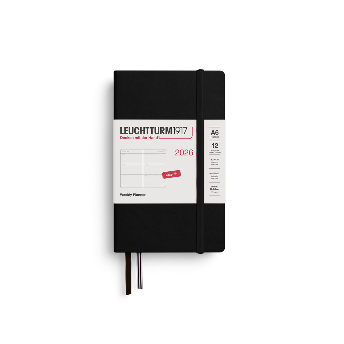 Planotajs-2026,-Black,-A6,-Weekly,-Leuchtturm1917