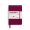 Planotajs-2026,-Port-red,-Weekly,-Medium,-A5,-Leuchtturm