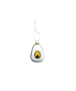Stikla dekors Figures, Avocado, 9 cm