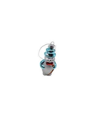 Stikla dekors Figures, Mini snowman, 9 cm