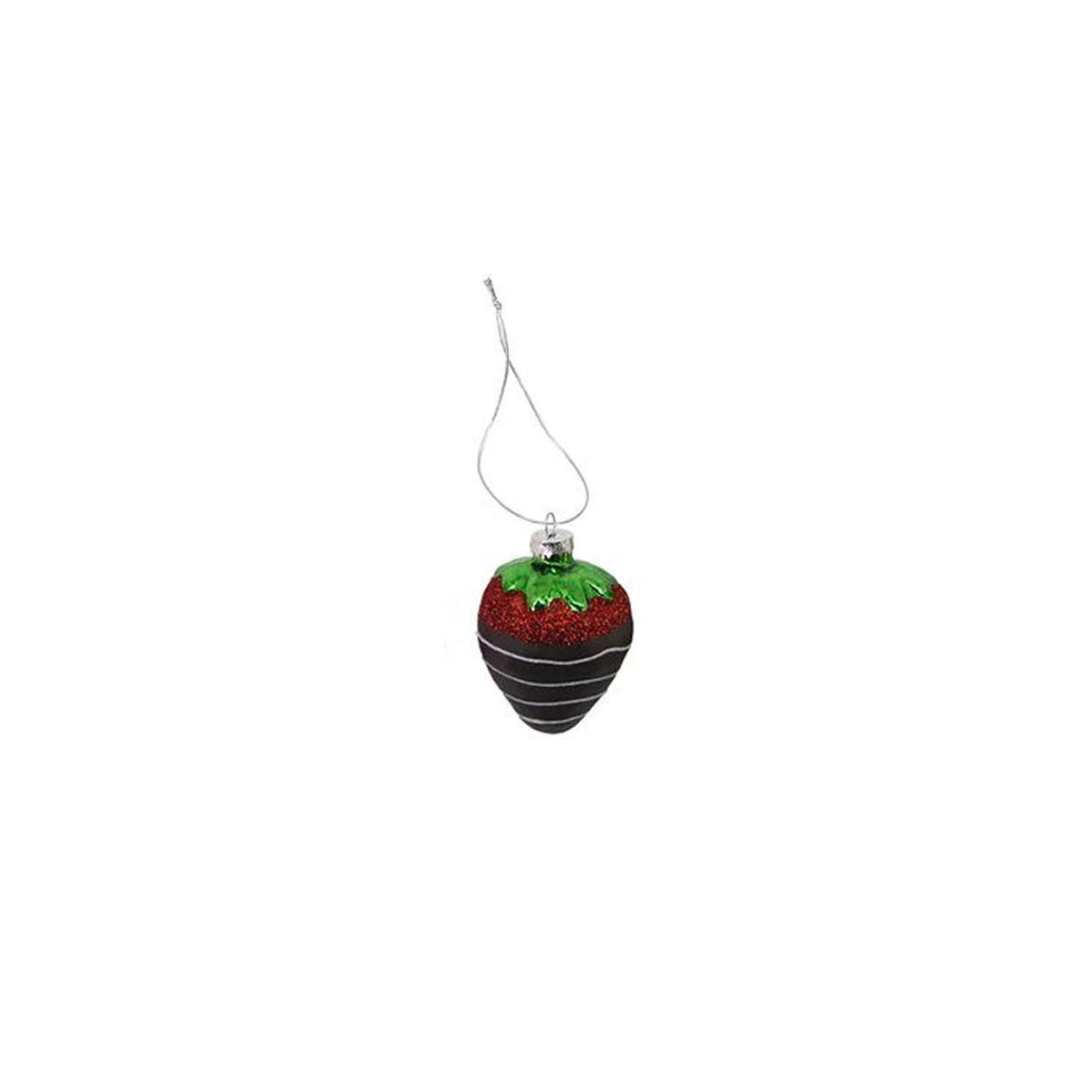 Stikla-dekors-Figures,-Strawberry,-7-cm